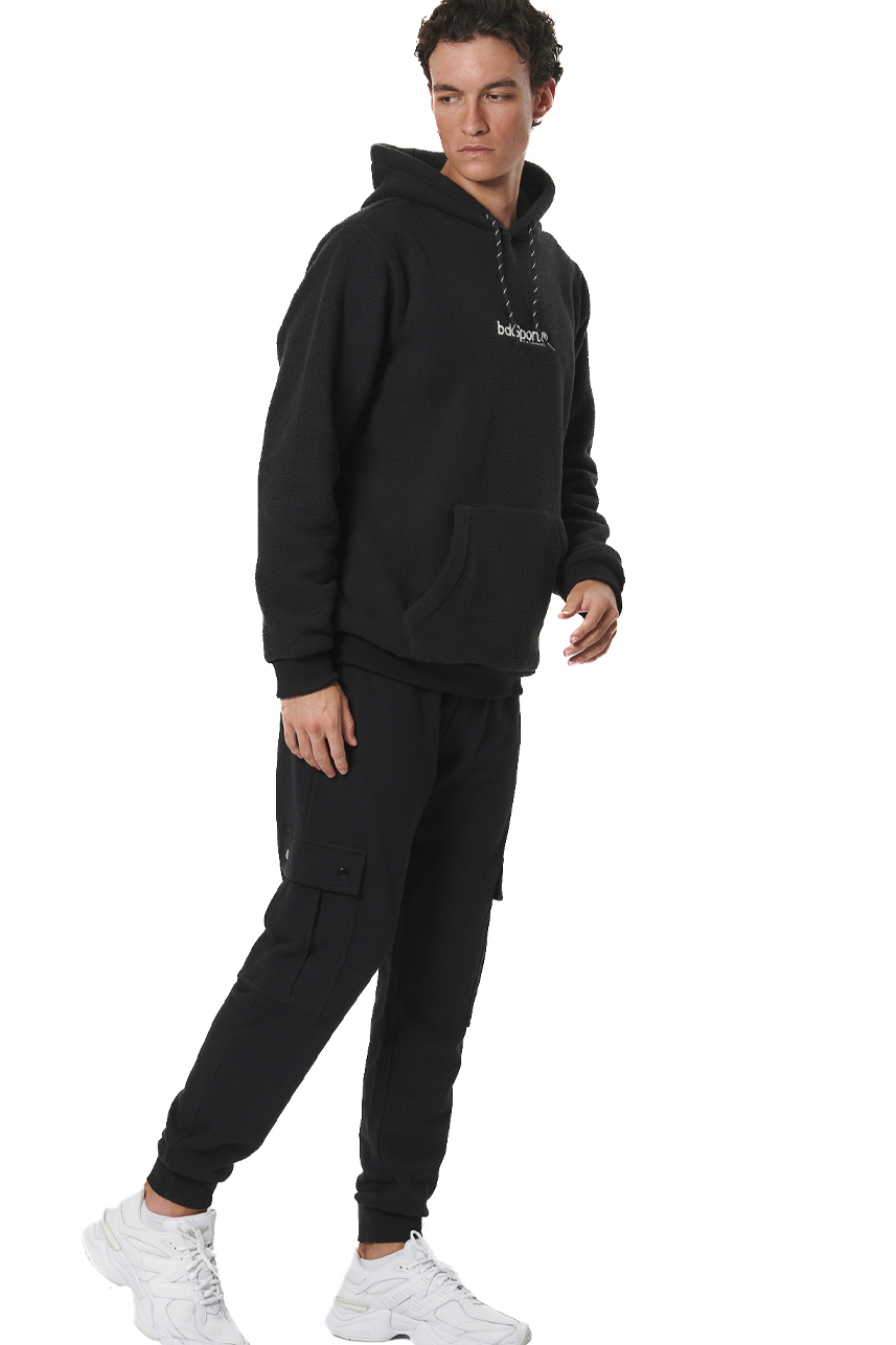 ΑΝΔΡΙΚΟ SHERPA ΦΟΥΤΕΡ ΜΕ ΚΟΥΚΟΥΛΑ Body Action 063516-01-BLACK