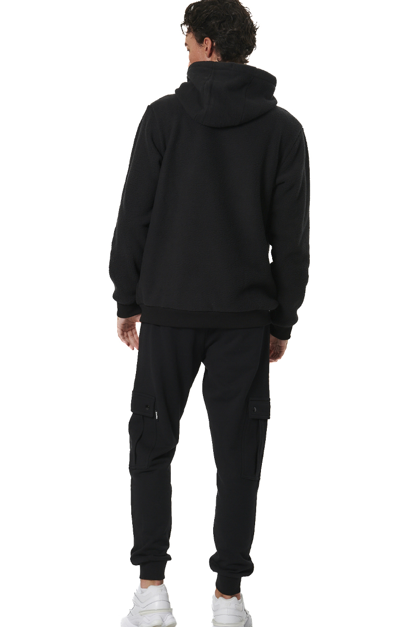ΑΝΔΡΙΚΟ SHERPA ΦΟΥΤΕΡ ΜΕ ΚΟΥΚΟΥΛΑ Body Action 063516-01-BLACK