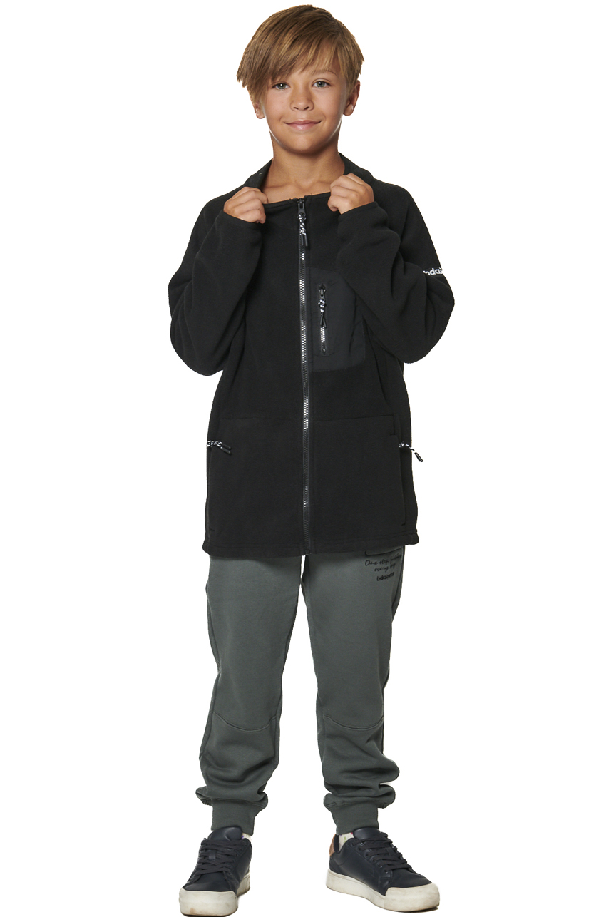 ΠΑΙΔΙΚΗ POLAR FLEECE ΖΑΚΕΤΑ ΓΙΑ ΑΓΟΡΙΑ Body Action 074505-01-BLACK