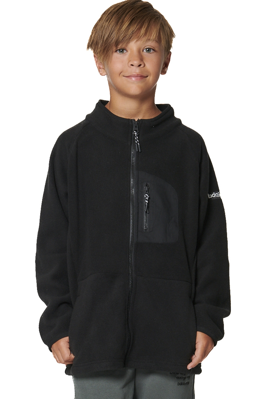 ΠΑΙΔΙΚΗ POLAR FLEECE ΖΑΚΕΤΑ ΓΙΑ ΑΓΟΡΙΑ Body Action 074505-01-BLACK