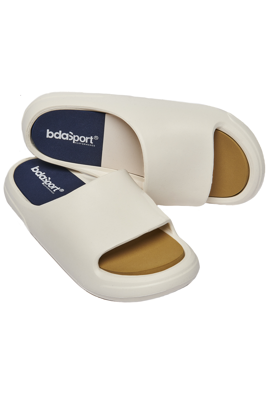 UNISEX SUMMER SLIDES Body Action 093610-01-ECRU WHITE
