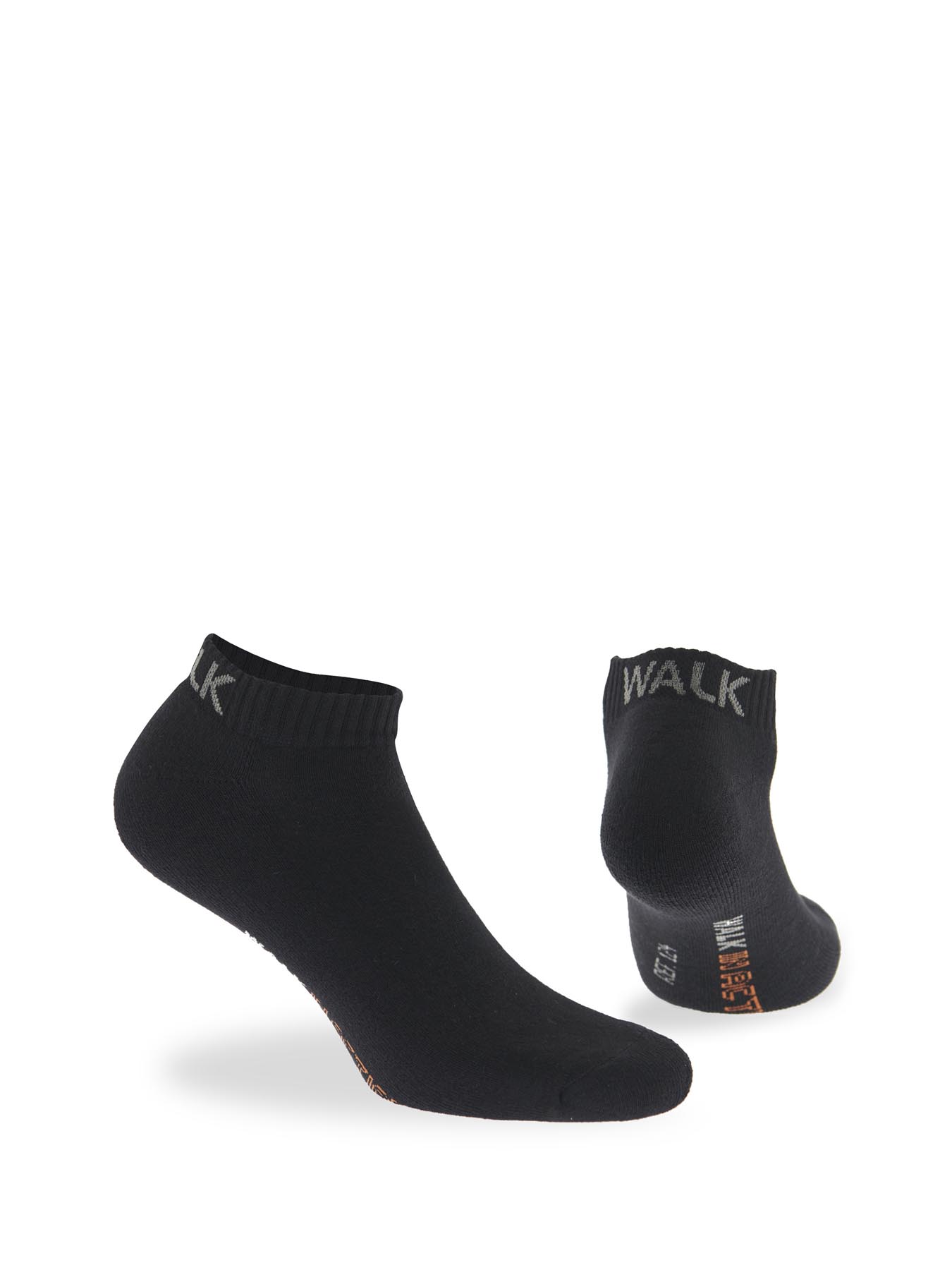 Ανδρική Κάλτσα  WALK SOCKS W124 Μαύρη