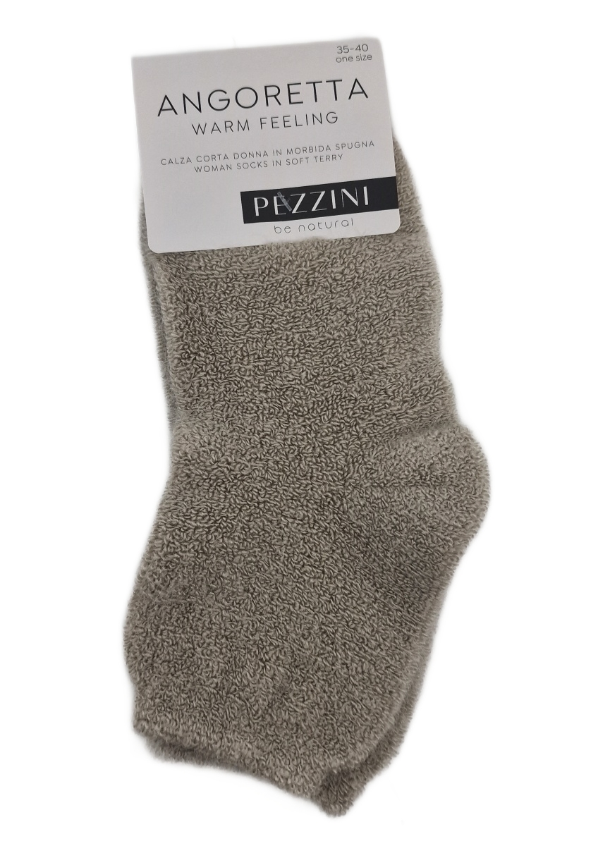 Γυναικεία  Κάλτσα Σοσόνι Απαλή Ακρυλική One Size 35-40 ANGORETTA PEZZINI DCZ-605 ΜΠΕΖ