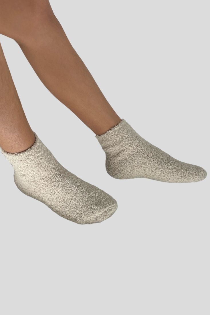 Γυναικεία Κάλτσα Ύπνου Fleece Ισοθερμική One Size 36-41 IDER 2165 ΚΙΤΡΙΝΟ