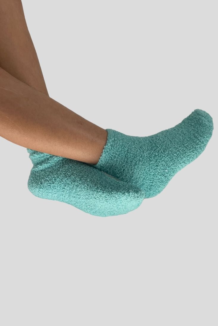 Γυναικεία Κάλτσα Ύπνου Fleece Ισοθερμική One Size 36-41 IDER 2165 AQUA