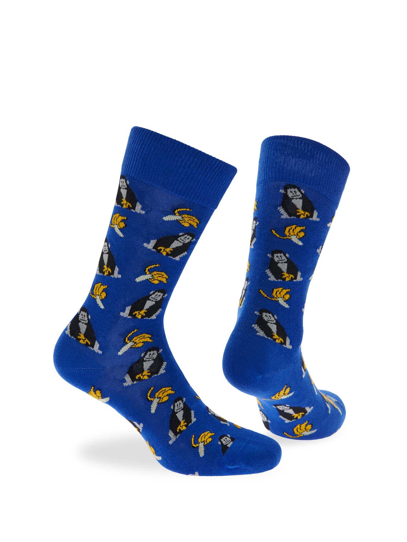 Ανδρική Κάλτσα Βαμβακερή με Σχέδιο WALK W1064-30-47 BLEU ROYAL