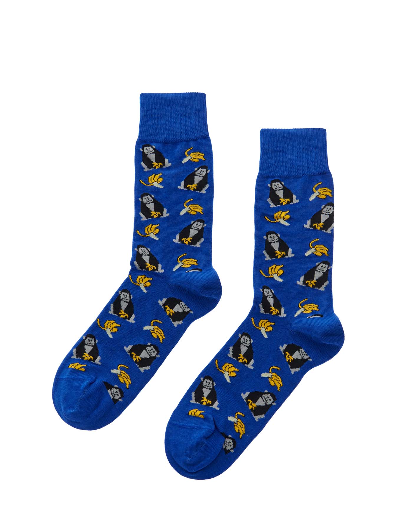 Ανδρική Κάλτσα Βαμβακερή με Σχέδιο WALK W1064-30-47 BLEU ROYAL