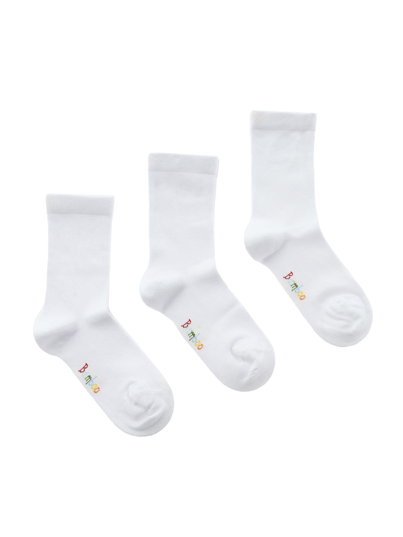 Παιδική Κάλτσα bamboo 35-38 ONE SIZE 3 Ζεύγη WALK SOCKS W1810-3-010101 ΛΕΥΚΟ