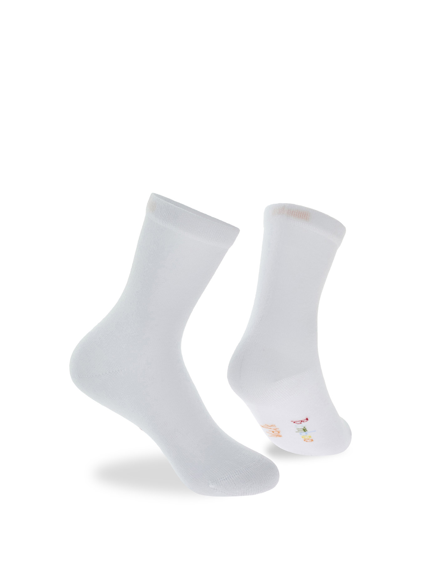 Παιδική Κάλτσα bamboo 35-38 ONE SIZE 3 Ζεύγη WALK SOCKS W1810-3-010101 ΛΕΥΚΟ