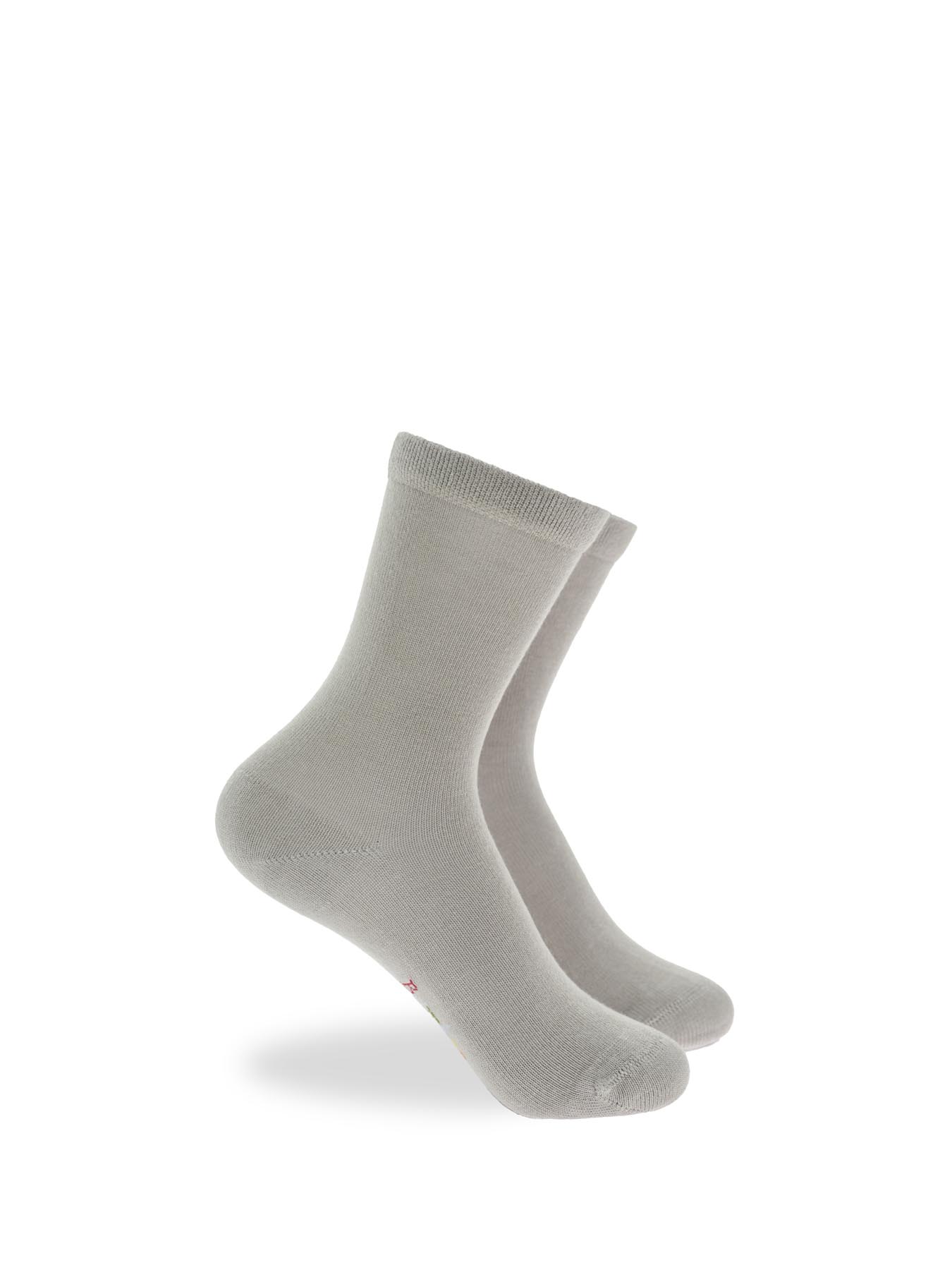 Παιδική Κάλτσα bamboo 35-38 ONE SIZE 3 Ζεύγη WALK SOCKS W1810-3-122930 ΓΚΡΙ ΡΟΖ ΛΙΛΑ
