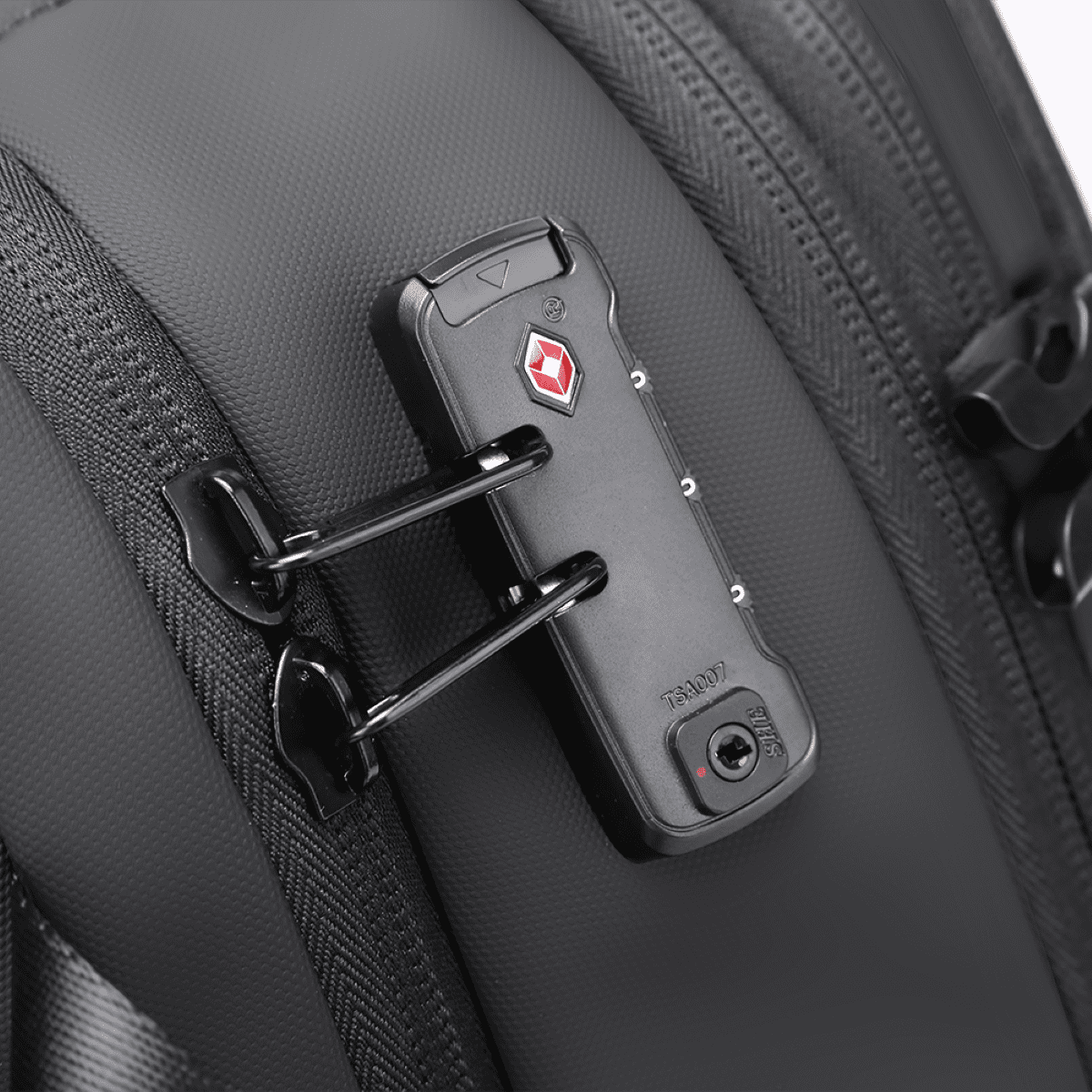 Σακίδιο πλάτης vacuum Tsa Lock με ζυγαριά 36L Laptop 17,3” Bange 1909-8 μαύρο