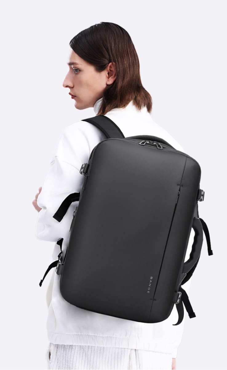 Σακίδιο πλάτης vacuum Tsa Lock με ζυγαριά 36L Laptop 17,3” Bange 1909-8 μαύρο