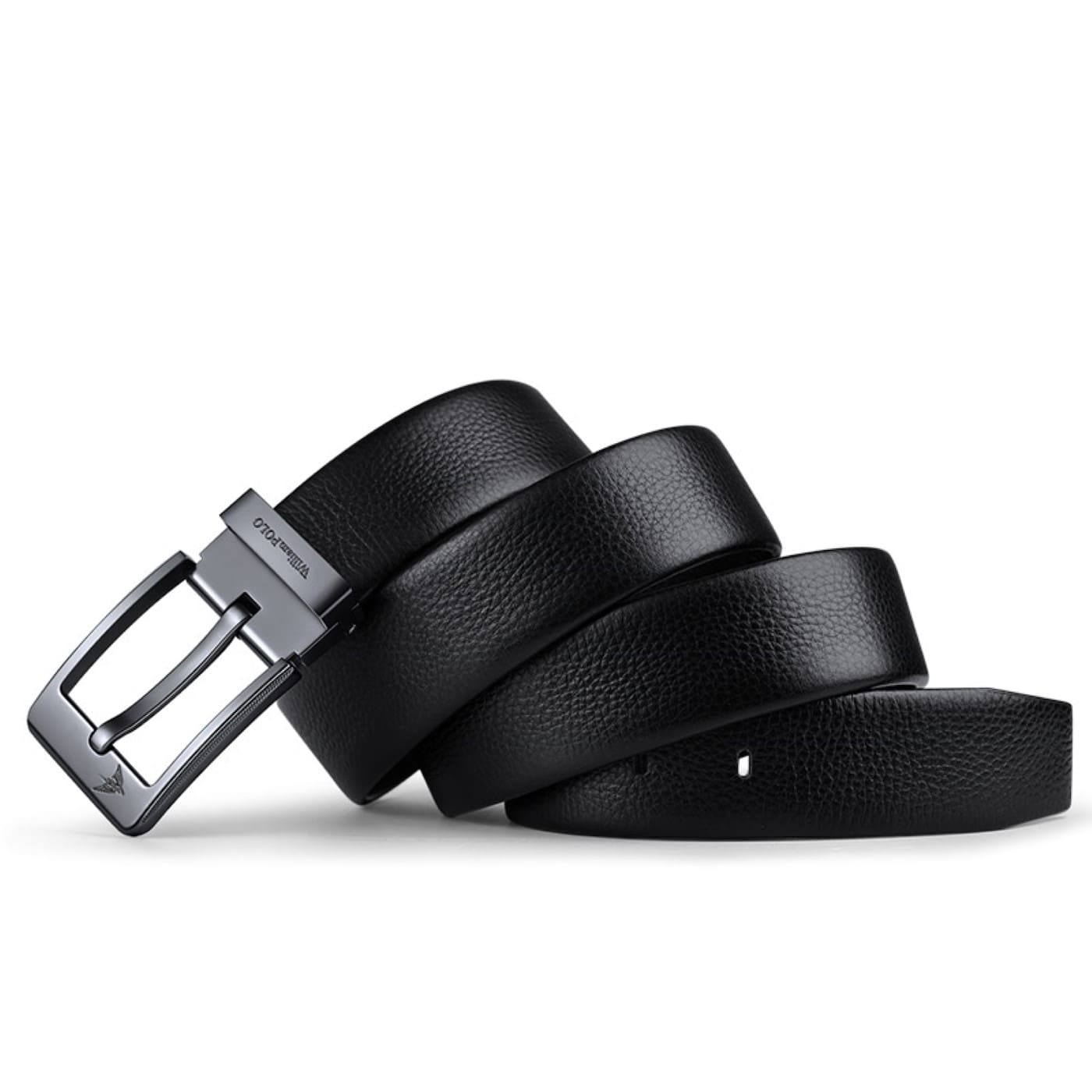 Ανδρική Ζώνη Δερμάτινη William Polo 20030 Black - 1-10cm