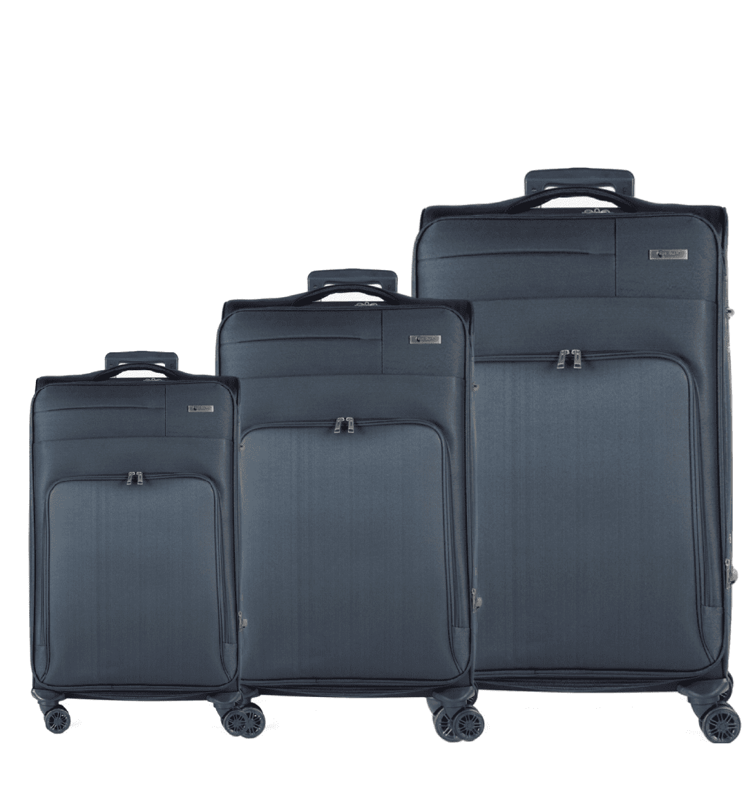 Βαλίτσες trolley (σετ 3 τεμαχίων) Cardinal 3700 σκούρο μπλέ