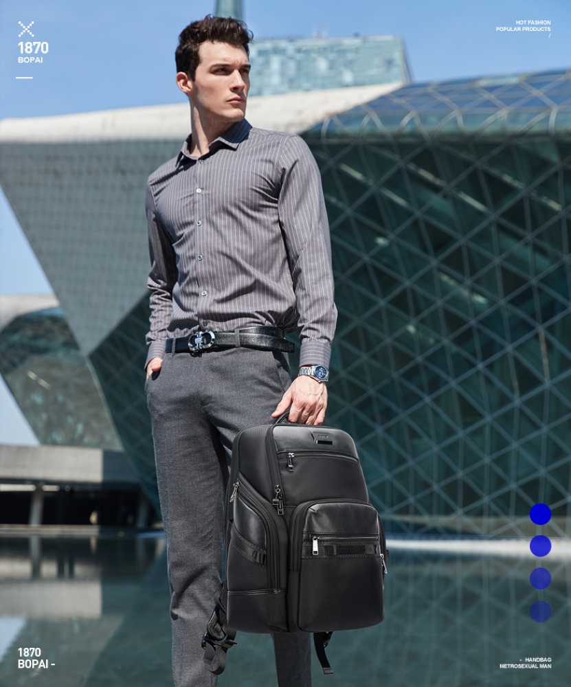 Backpack 26L Laptop 15,6” Bopai 61-126261 μαύρο