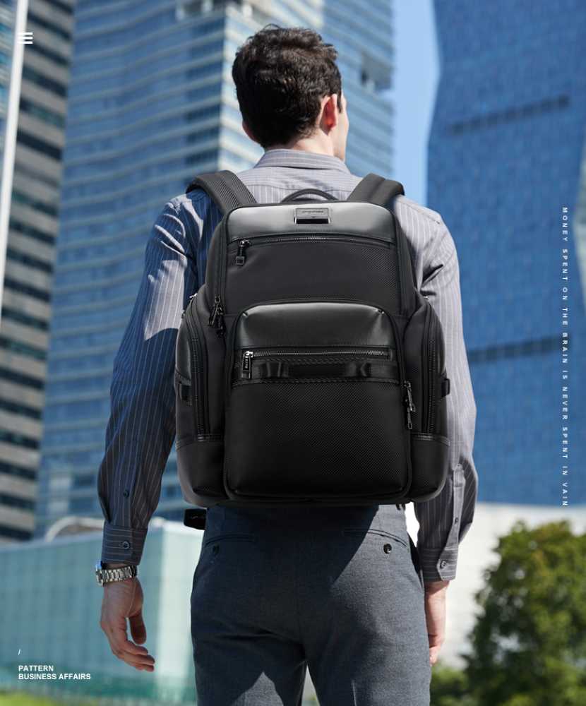 Backpack 26L Laptop 15,6” Bopai 61-126261 μαύρο