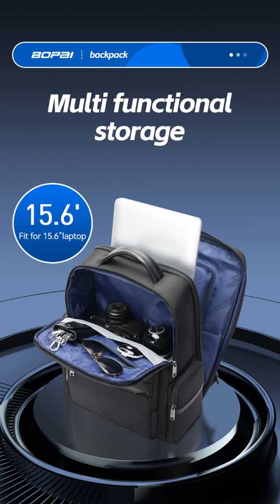Σακίδιο με Σύστημα Ψύξης 29L 15,6” Bopai 61-128561 μαύρο
