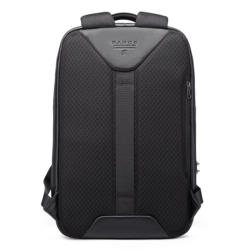 Δερμάτινο Σακίδιο πλάτης 21L Laptop 15,6” Bange 6621 μαύρο