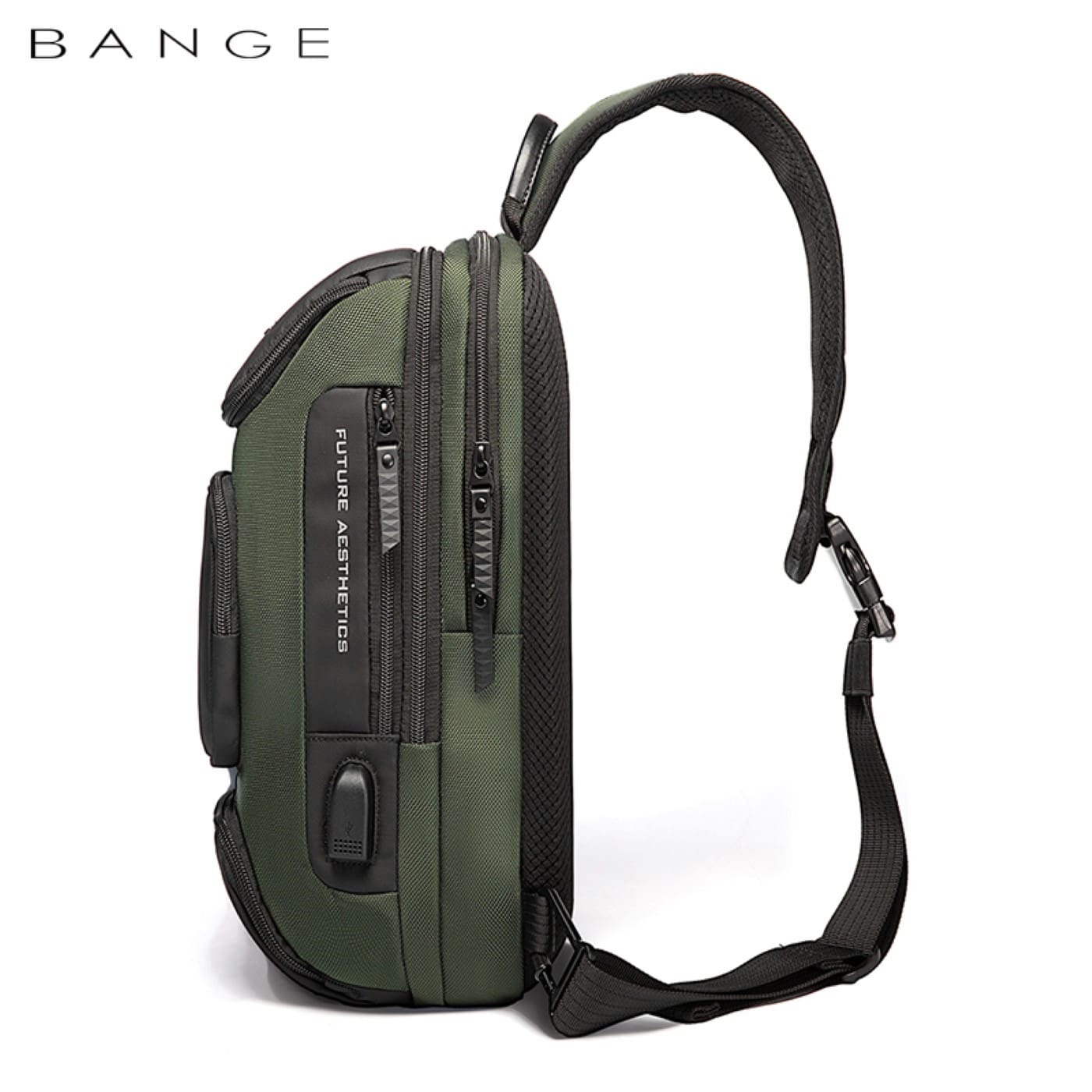 Τσαντάκι ώμου χιαστί crossbody Bange 7086 γκρί
