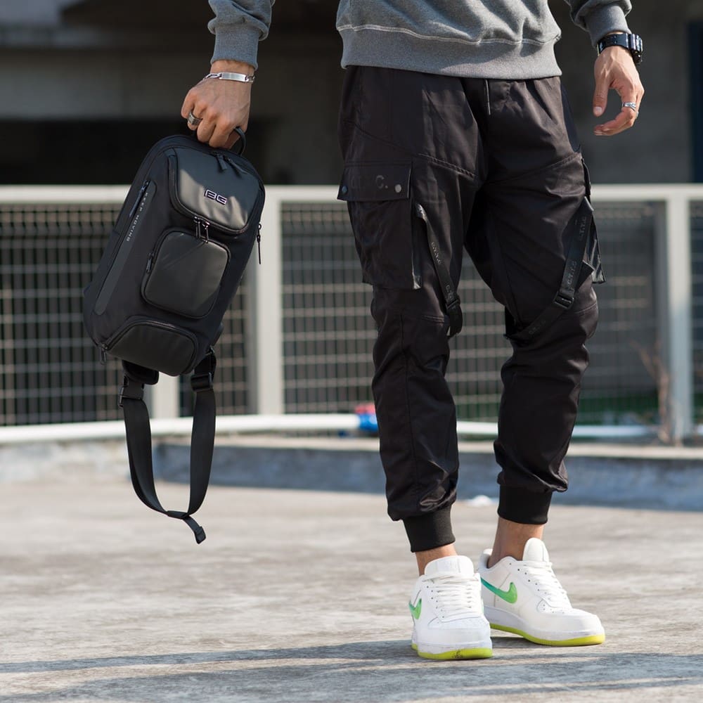 Τσαντάκι ώμου χιαστί crossbody Bange 7086 γκρί