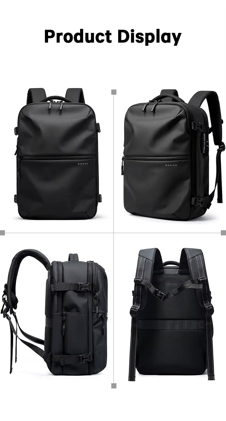 Σακίδιο πλάτης vacuum 22L Laptop 17,3” Bange 7875-1 μαύρο