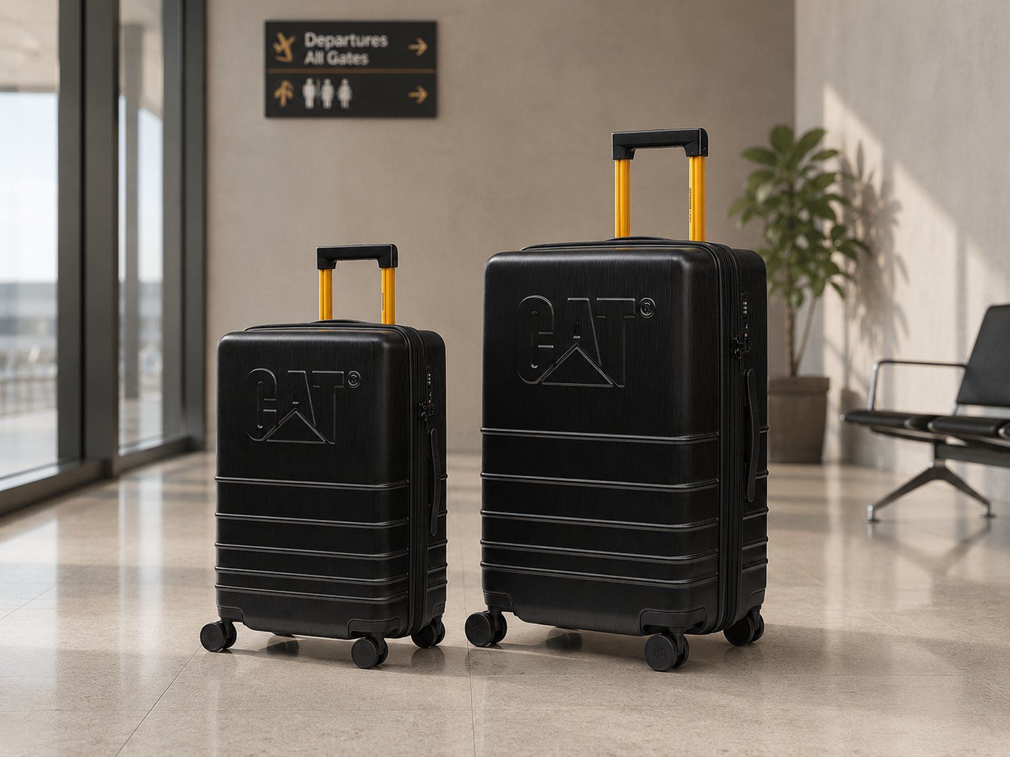Βαλίτσες Σετ Caterpillar 85034-01 μεσαία μεγάλη 65x27,5x44,5 cm + 75x32x52 cm