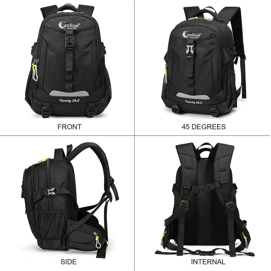 Σακίδιο Πλάτης 40Χ30Χ20 Καμπίνας Cardinal 28L 911 mini μαύρο