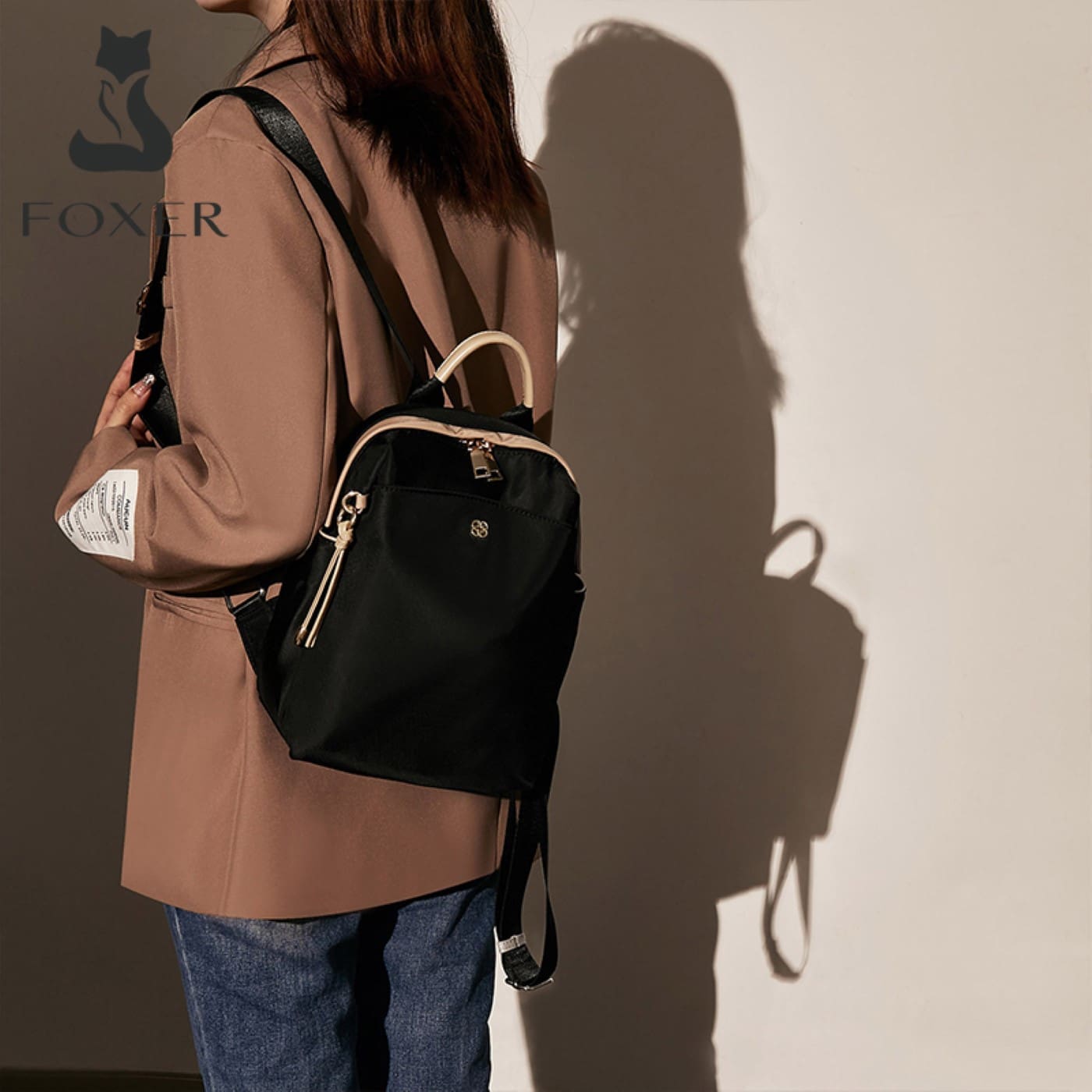 Σακίδιο Πλάτης Foxer 9151130F μαύρο