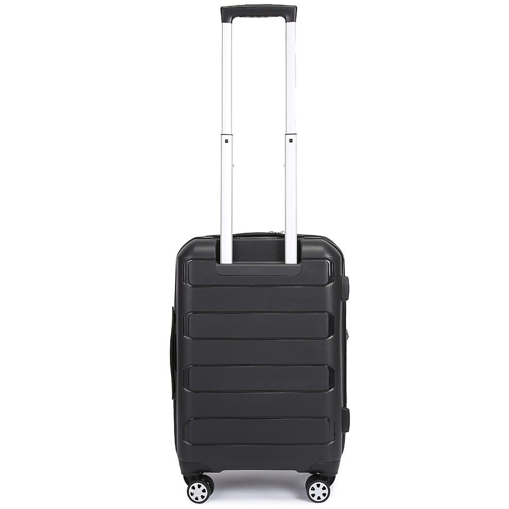 Βαλίτσες σετ Newcom N1312 μικρή μεσαία 50x22x36 cm + 61x25x43 cm μαύρο