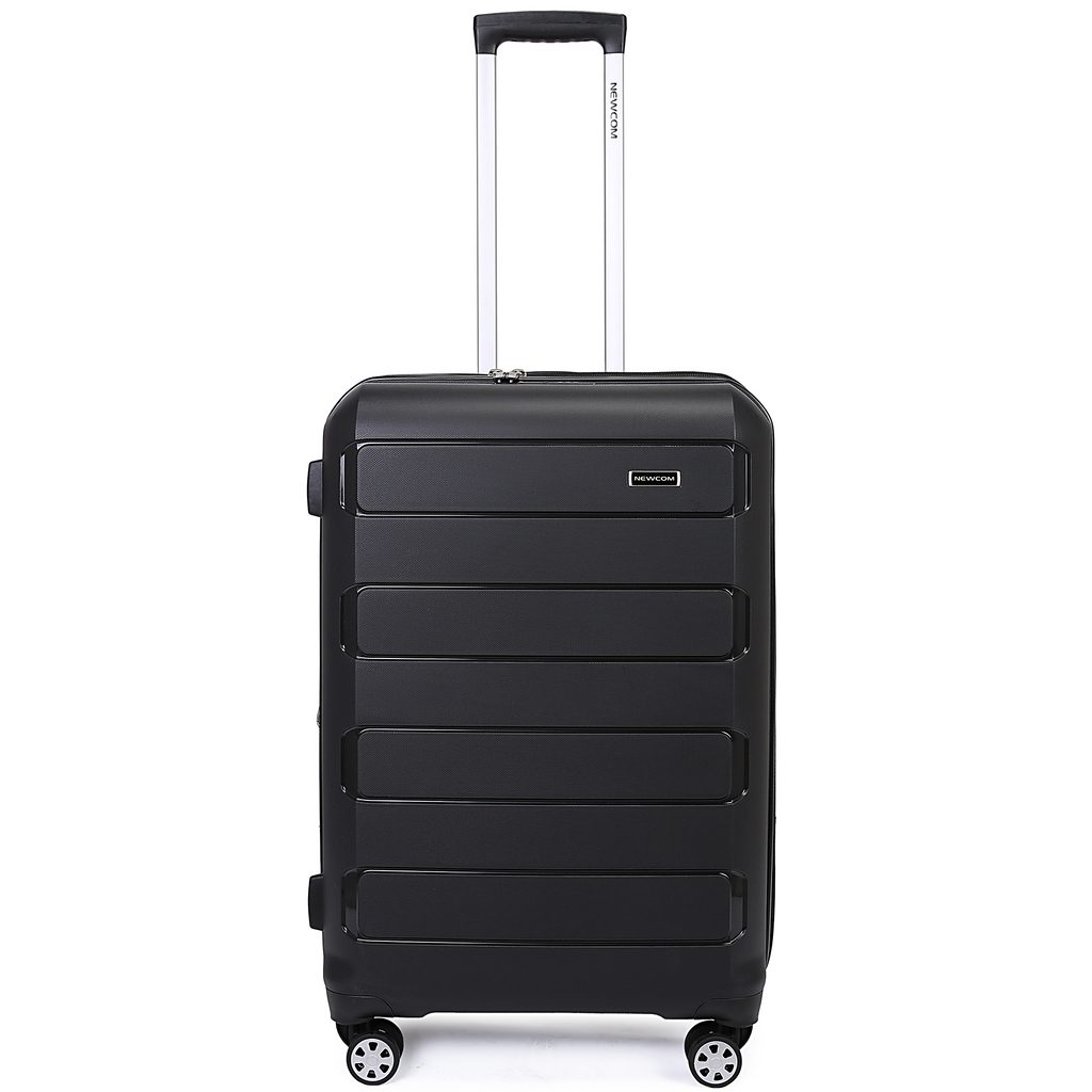 Βαλίτσα μεσαία N1312 20 κιλών Newcom 61x25x43 cm μαύρο