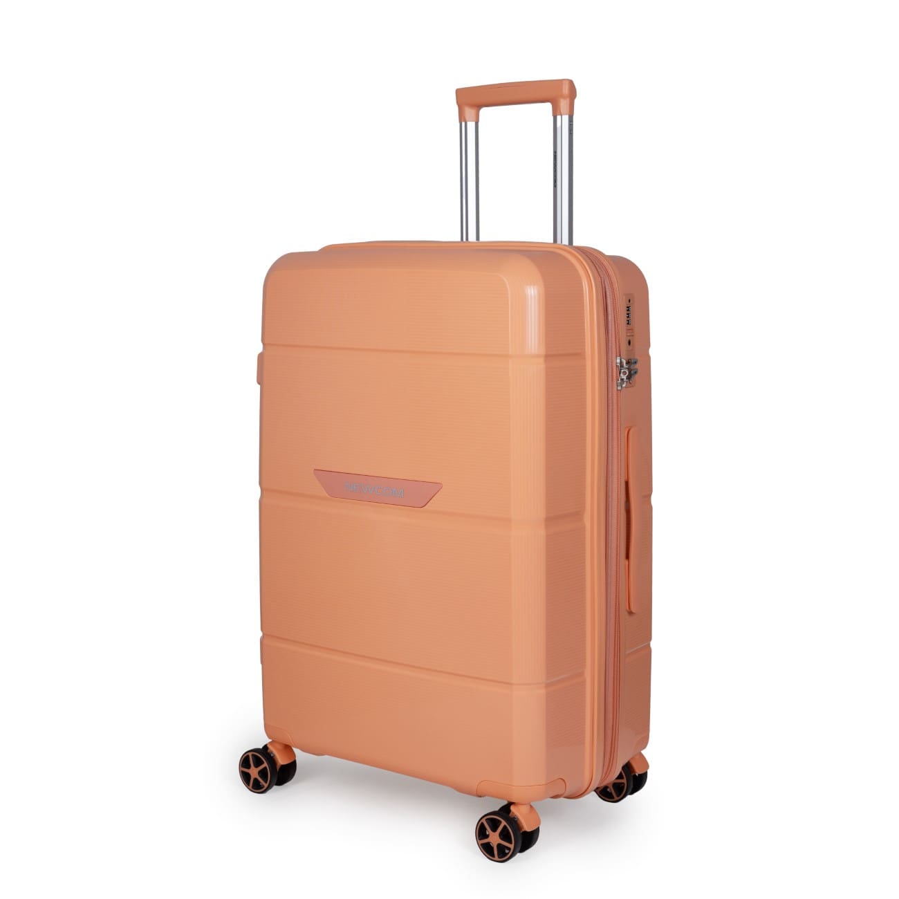 Βαλίτσα σκληρή Newcom N1595 (PP) μεσαία 66x25,5x43x5 cm Πράσινο
