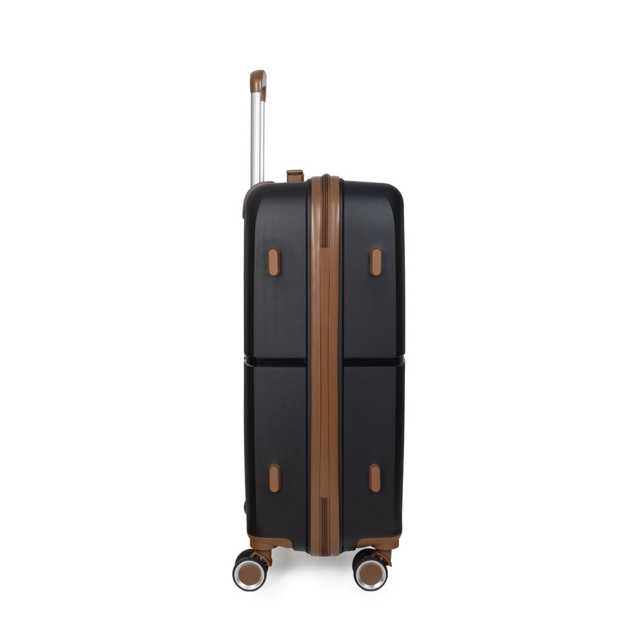 Βαλίτσα σκληρή Newcom N1596 (PP) καμπίνας 56x22x37 cm μαύρο