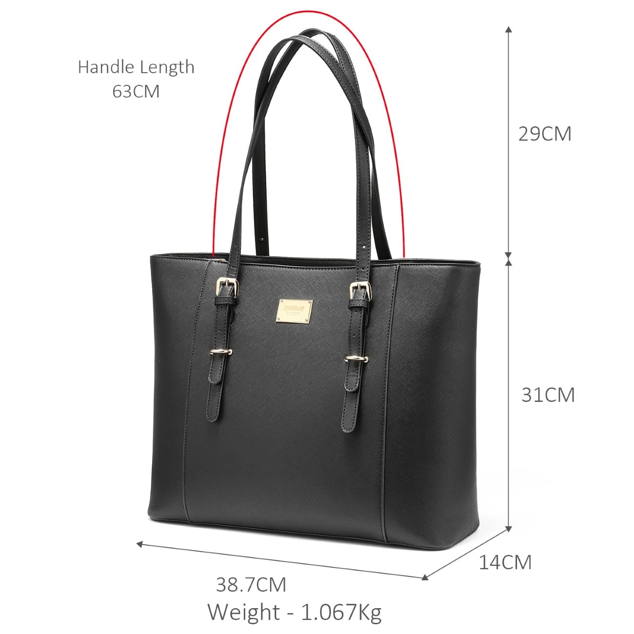 Γυναικεία Τσάντα για Laptop Lovevook 15,6'' WB1290 black