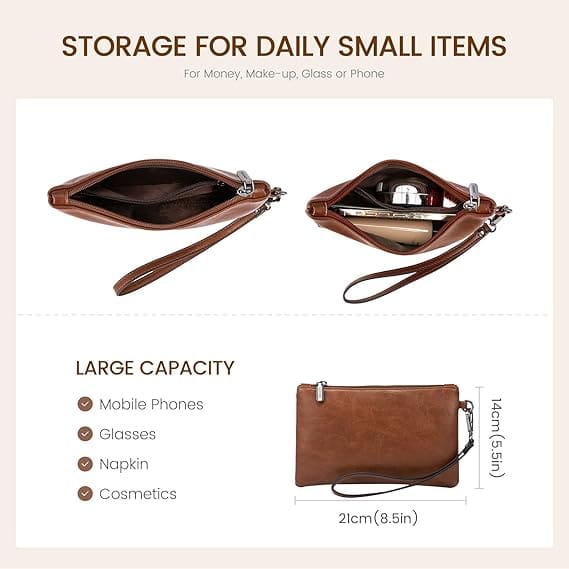 Γυναικείο σετ τσάντας ώμου/χειρος φορητού υπολογιστή Lovevook 15,6'' WB2035 brown