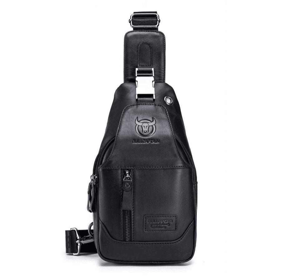Δερμάτινο τσαντάκι body Bull Captain XB 095 μαύρο