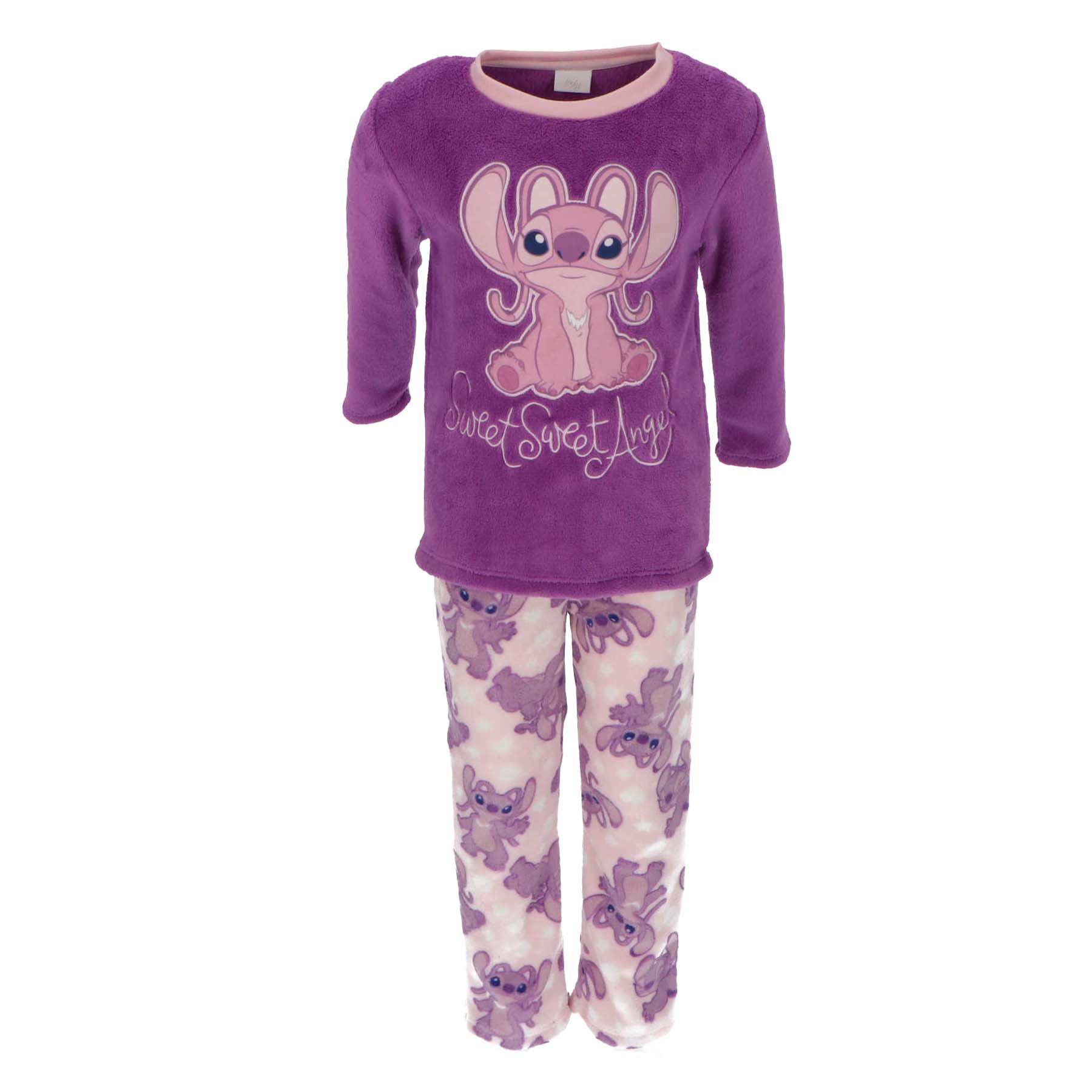Παιδική Πιτζάμα Κοριτσίστικη Fleece 4-8 Ετών Lilo and Stitch TWOSIE-LILO-G  ΜΩΒ