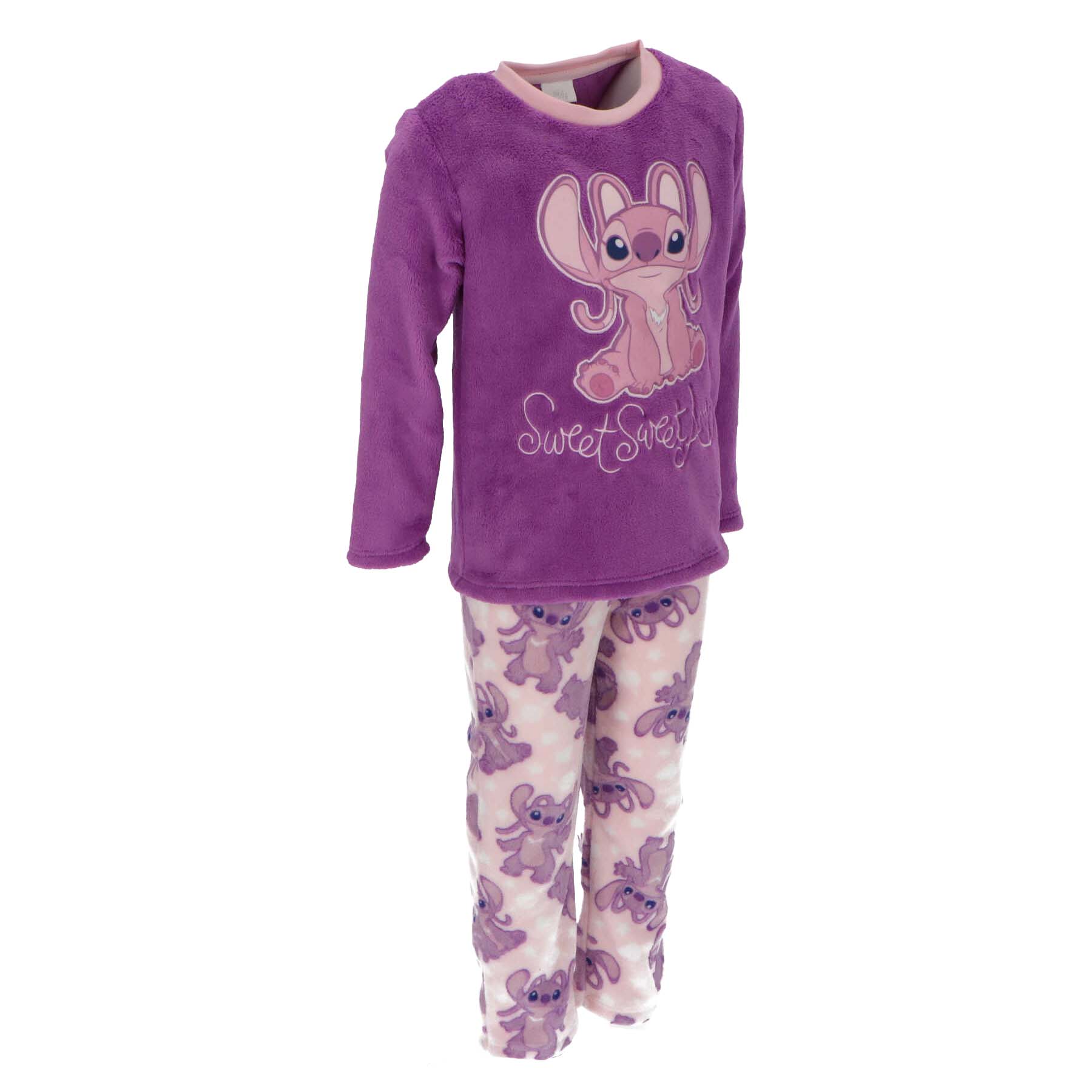 Παιδική Πιτζάμα Κοριτσίστικη Fleece 4-8 Ετών Lilo and Stitch TWOSIE-LILO-G  ΜΩΒ