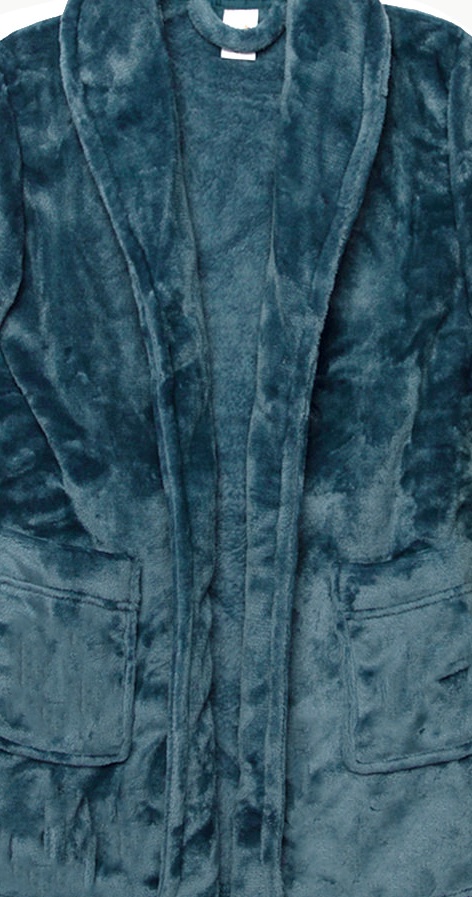 Παιδική Ρόμπα Χειμερινή Σταυρωτή  με Ζώνη Fleece 8-12 Minerva 96-62135-308 PETROL