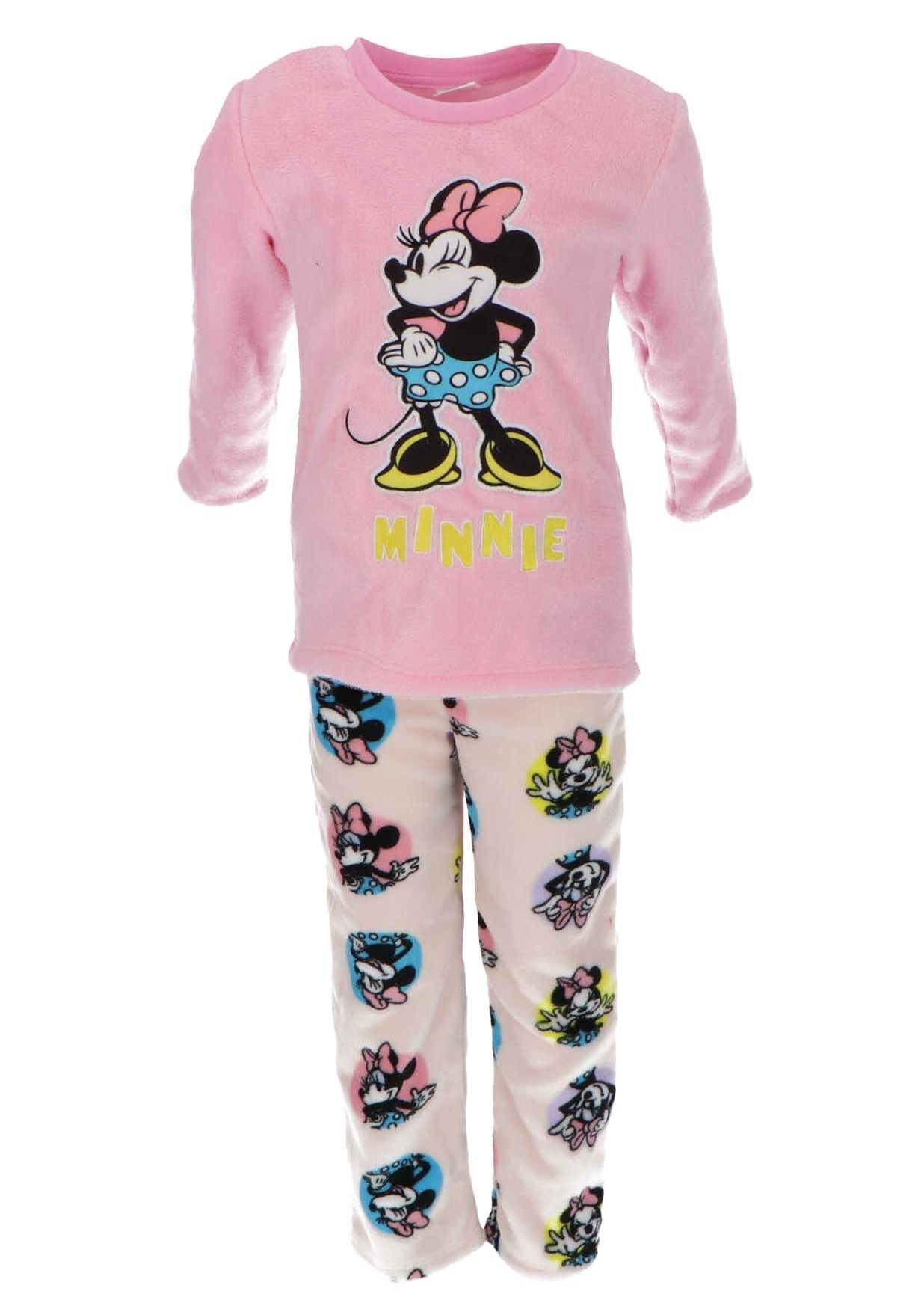 Παιδική Πιτζάμα Κοριτσίστικη Fleece 4-8 Ετών DISNEY Minnie Mouse TWOSIE-MINNIE ροζ