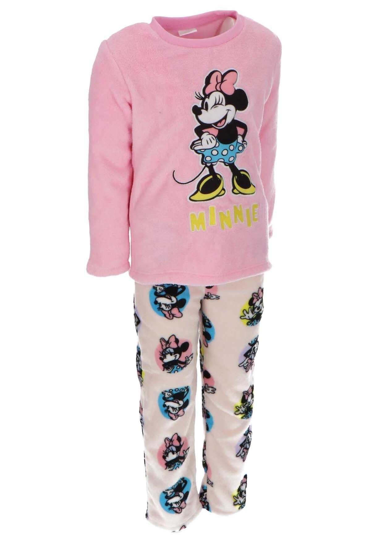 Παιδική Πιτζάμα Κοριτσίστικη Fleece 4-8 Ετών DISNEY Minnie Mouse TWOSIE-MINNIE ροζ