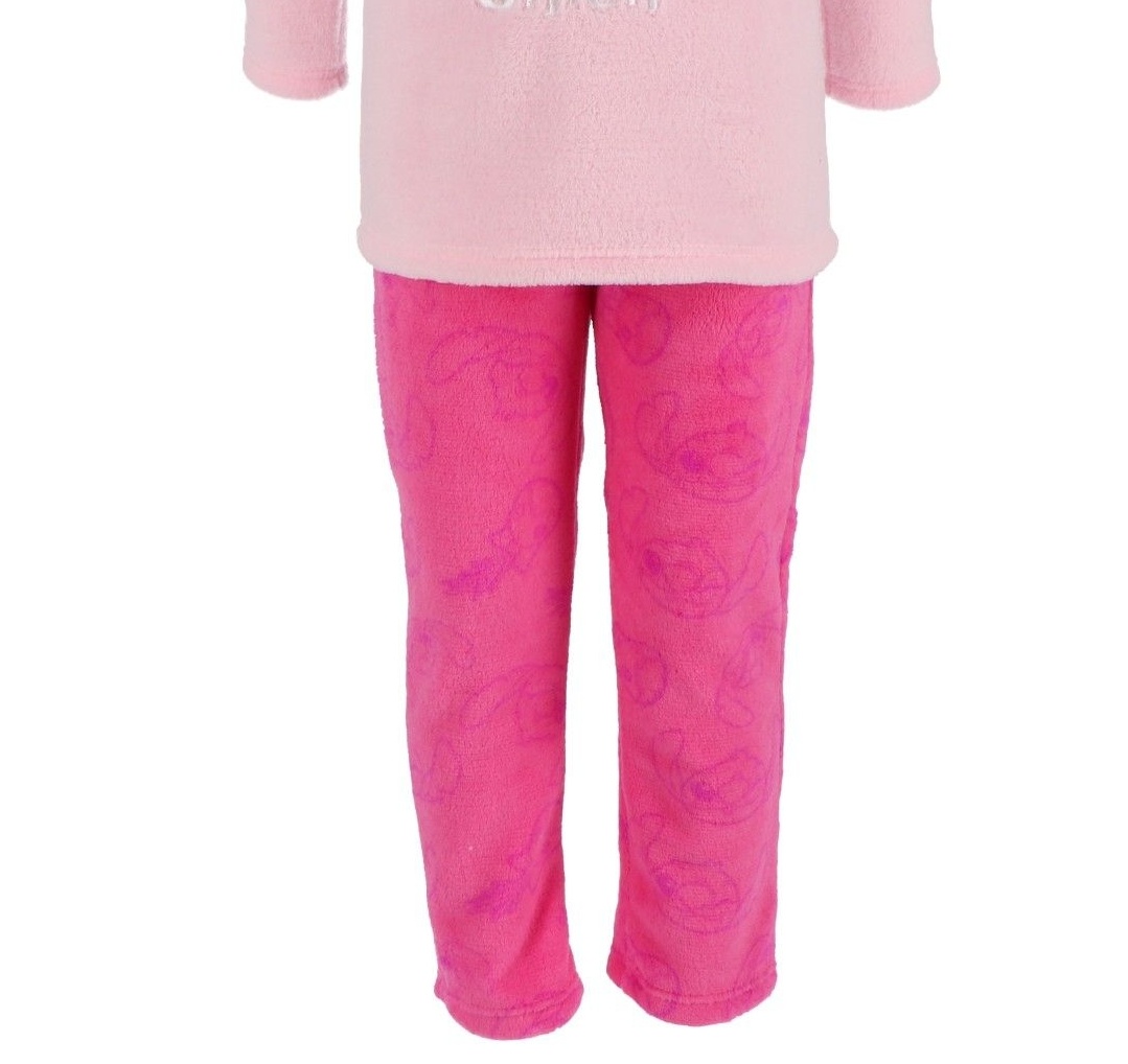 Παιδική Πιτζάμα Κοριτσίστικη Fleece 4-8 Ετών Lilo-Stitch LIL24-3567 ΡΟΖ