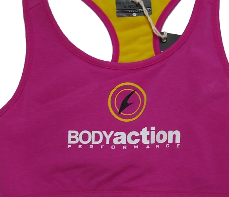 Γυναικείο αθλητικό μπουστάκι BODY ACTION 041303-10-12A ΦΟΥΞΙΑ
