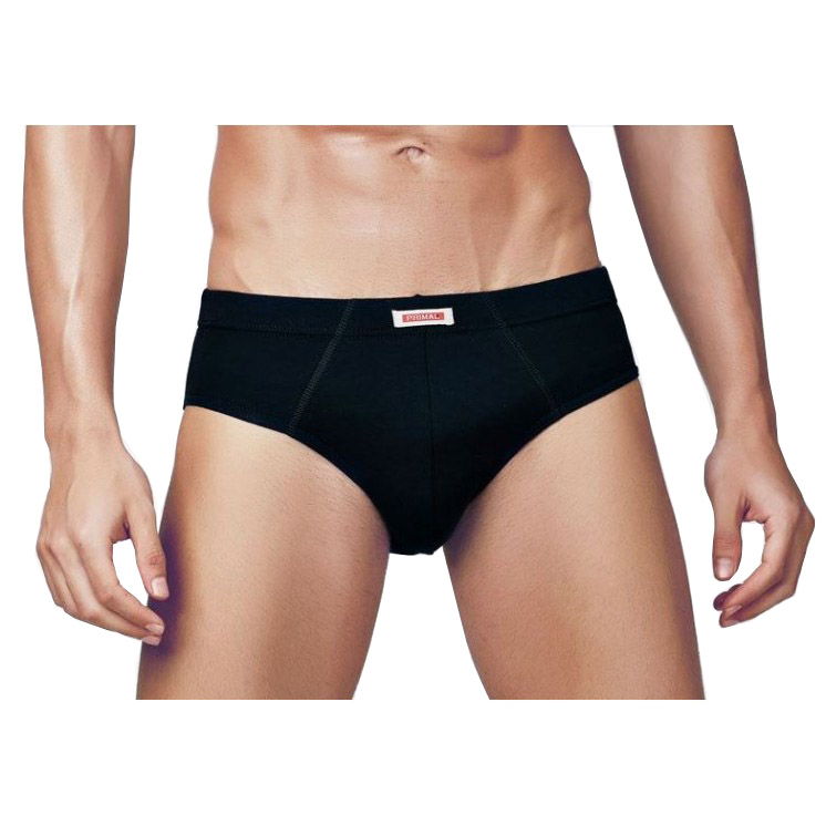Ανδρικό εσώρουχο slip Βαμβακερό PRIMAL SLIP UOMO 2200 Μαύρο