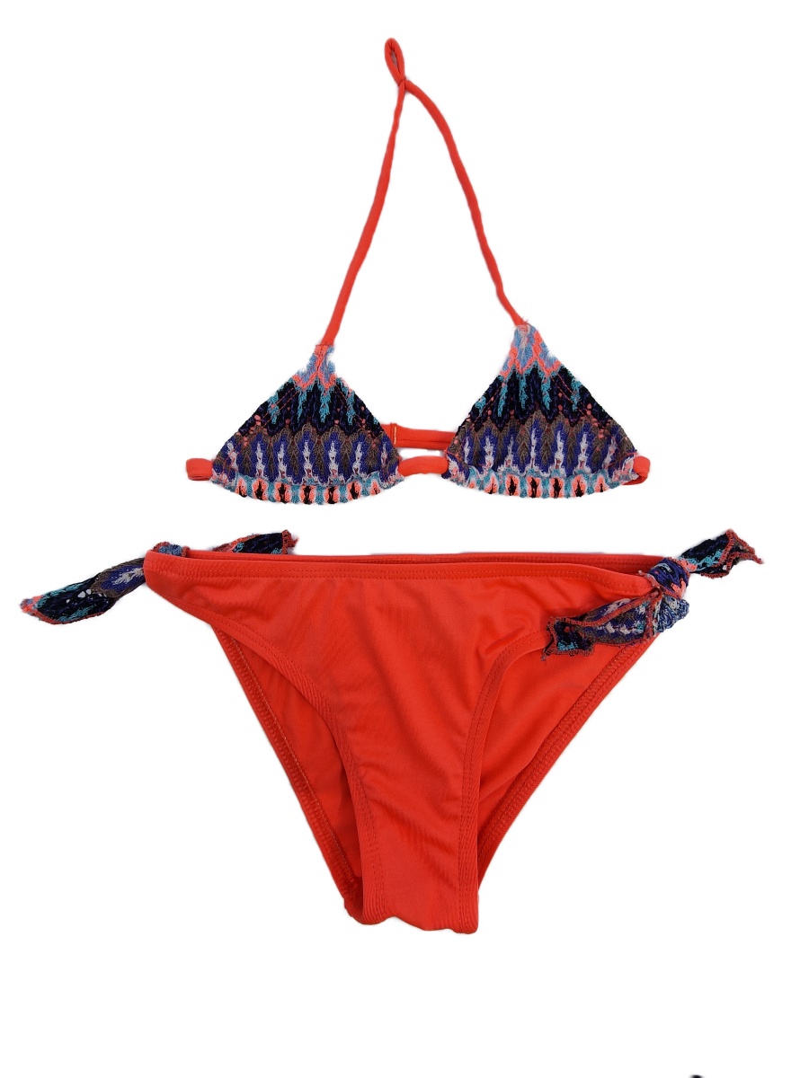 Κοριτσίστικο μαγιό τριγωνάκι Bikini set 4-14 Ετών BLUEPOINT 2015714-17 ΦΟΥΞΙΑ