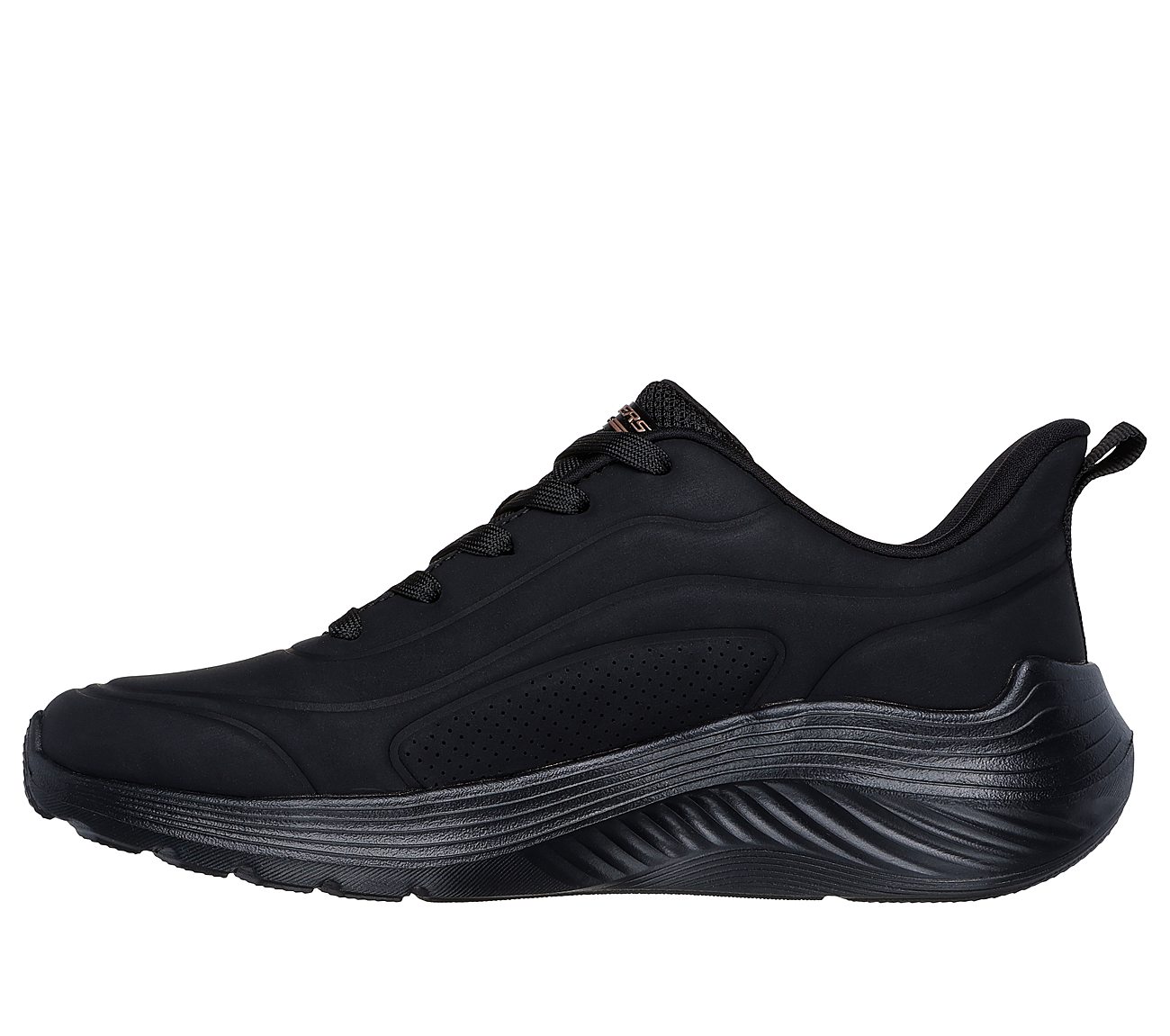 Αθλητικό Γυναικείο Παπούτσι Ανατομικό SKECHERS BOBS Sport Squad Waves - Just Wading 117485-BBK BLACK