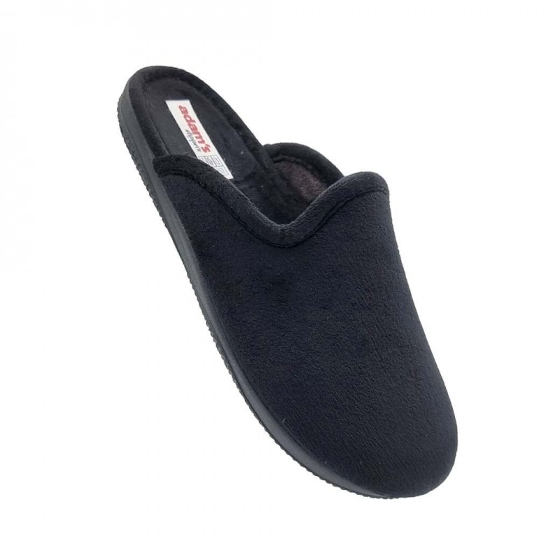 Γυναικεία Χειμερινή παντόφλα Soft ADAM'S 624-25550 ΜΑΥΡΟ