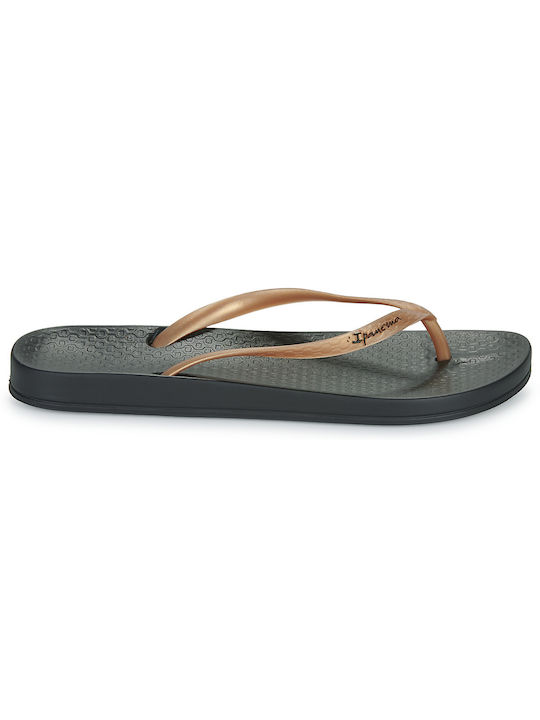 Γυναικεία Σαγιονάρα Anatomica tan fem IPANEMA 81030-BC706 BLACK-GOLD