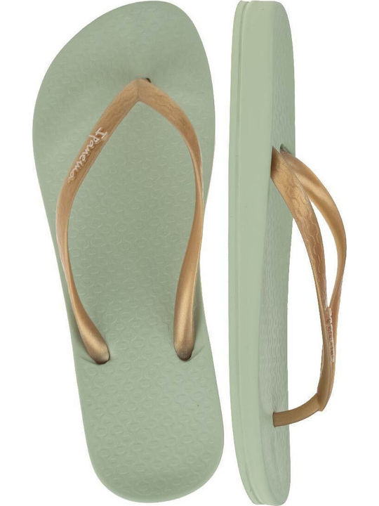 Γυναικεία Σαγιονάρα IPANEMA ANATOMICA TAN FEM 780-26322-26 81030-AG185 GREEN-GOLD