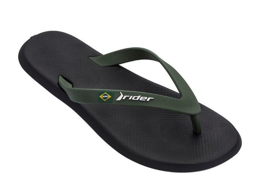 Ανδρική σαγιονάρα Αναπαυτική Rider 780-20010-6 Black-Green