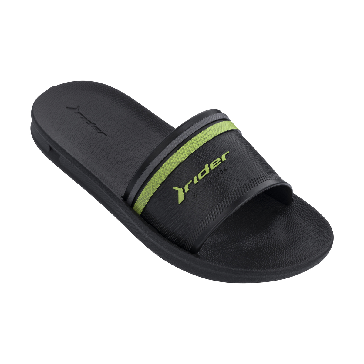 Παιδική-Εφηβική Παντόφλα Rider 780-20079-1 Black-Green
